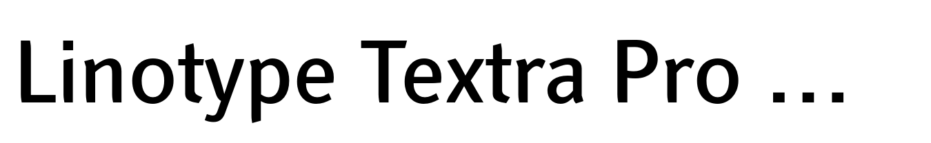 Linotype Textra Pro Medium